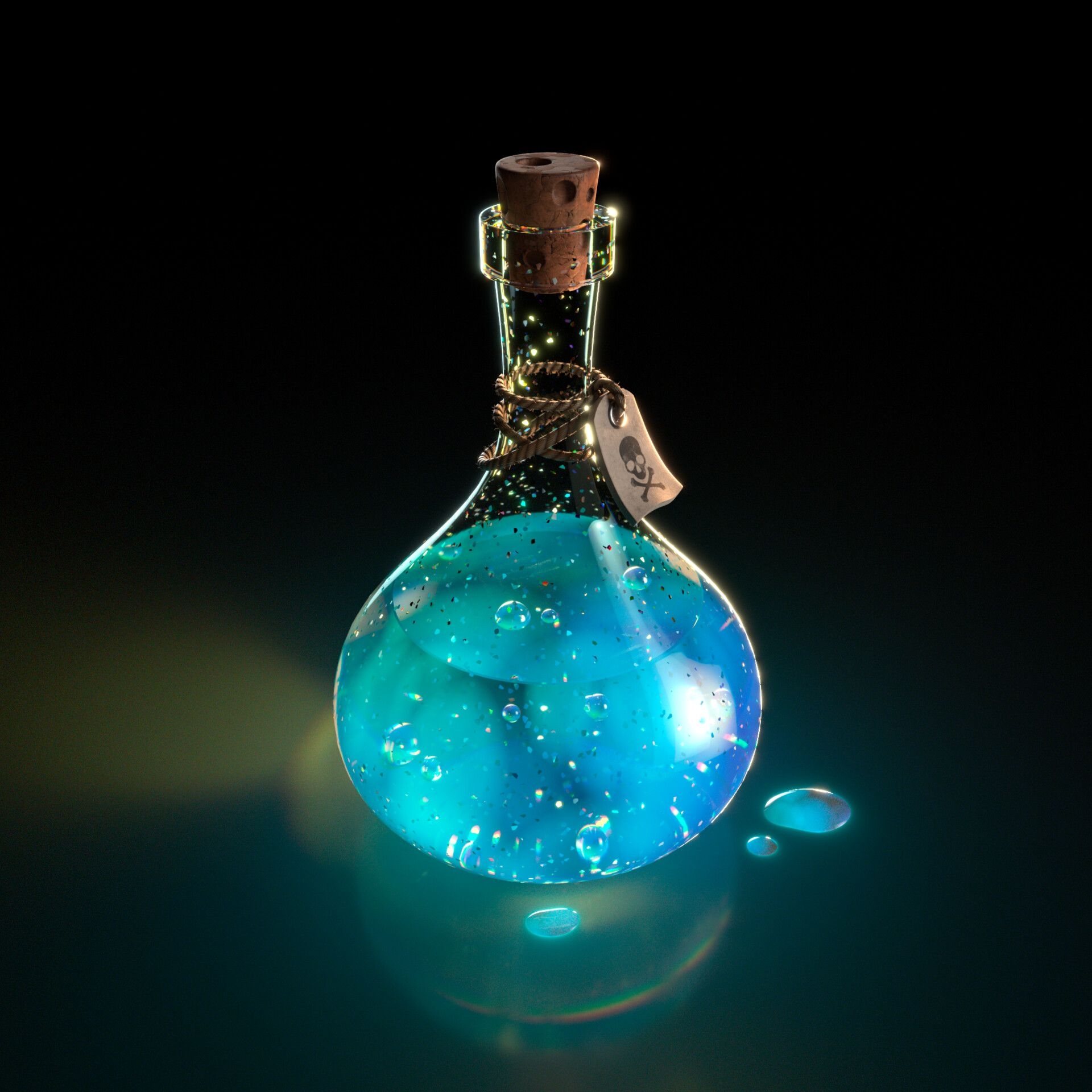 3D Potion ngela Del Hoyo Jul Magic Bottles Potions Elements Of Art