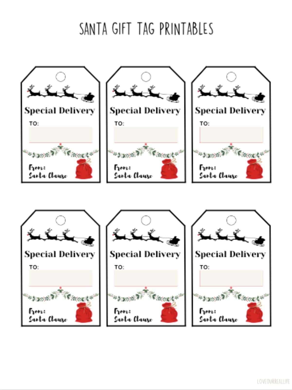 400 Free Printable Christmas Tags For Your Holiday Gifts Worksheets 