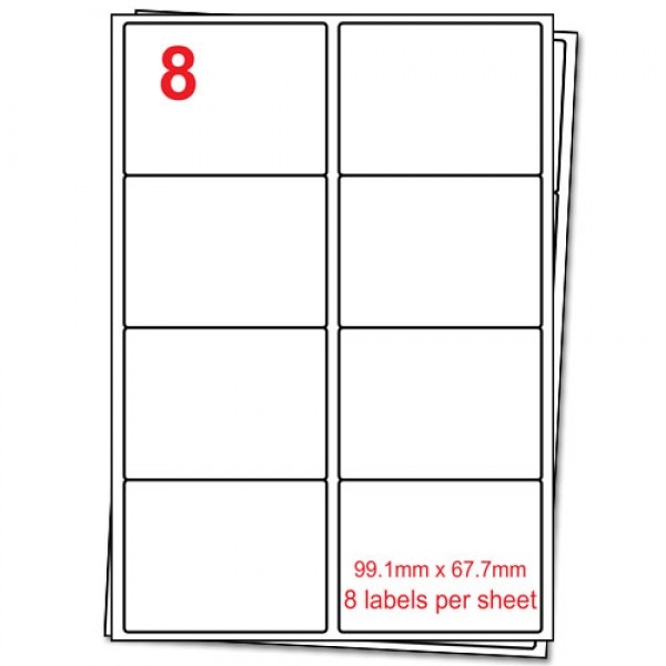 A4 Label Sheets 8 Labels Per Sheet Label Printable