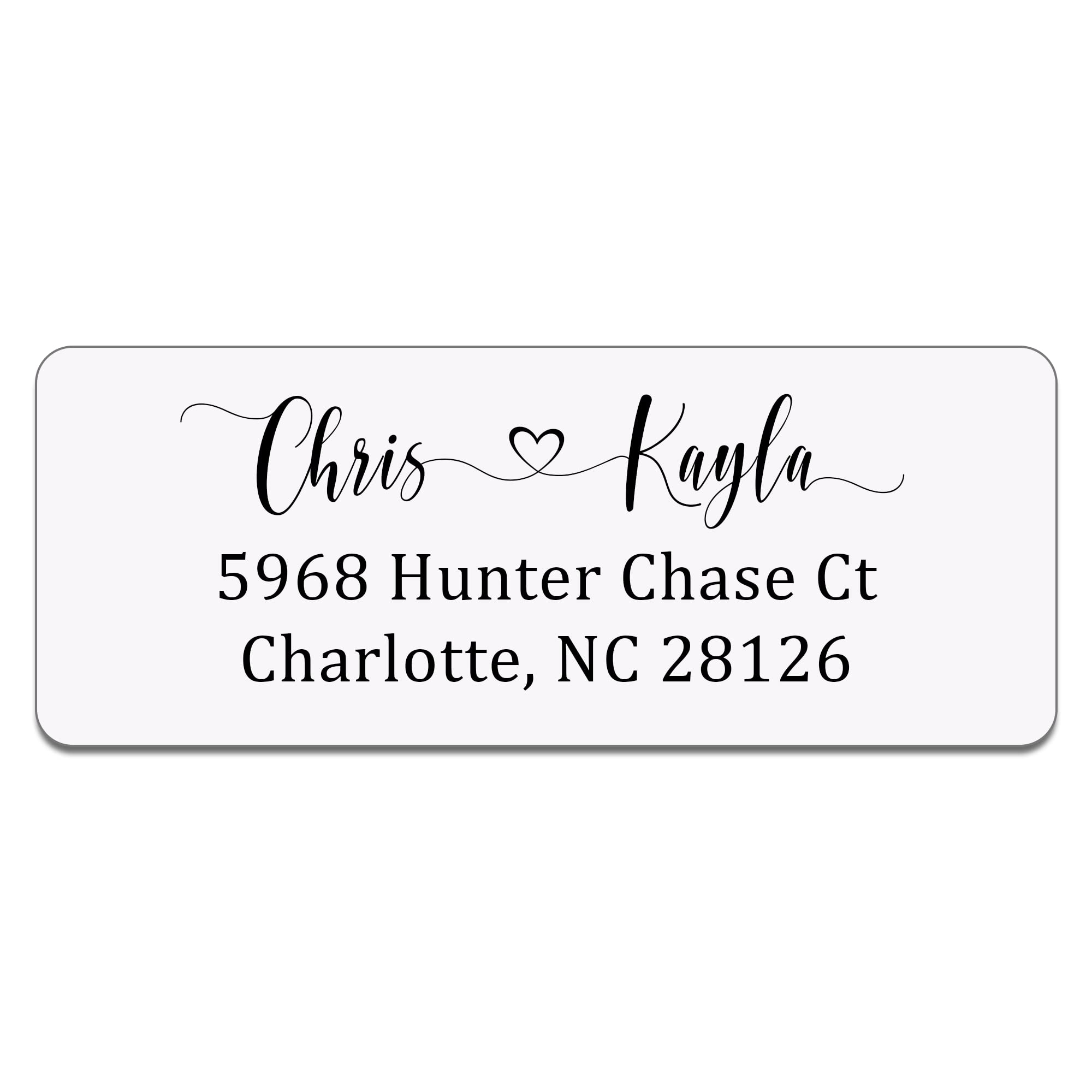Amazon Personalized Return Address Labels Wedding Set Of 