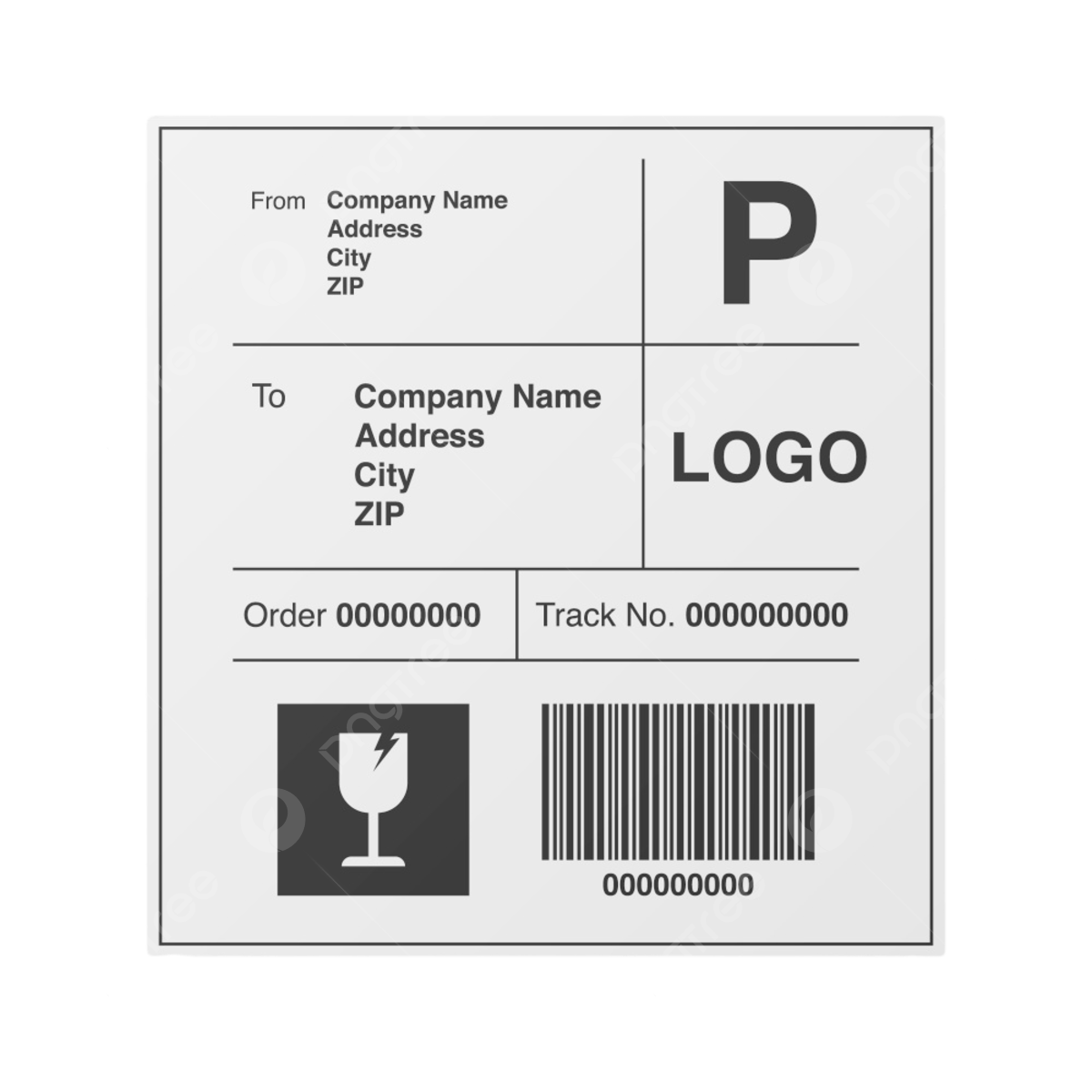 Ble Printable Parcel Asset Label FREE Printables