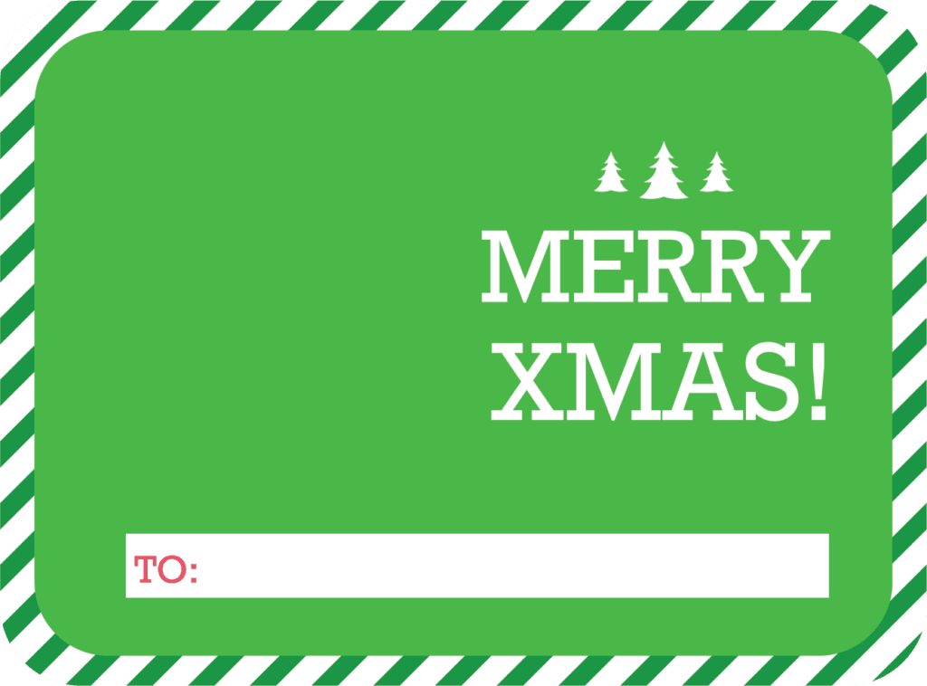 Christmas Labels Free Printable Labels