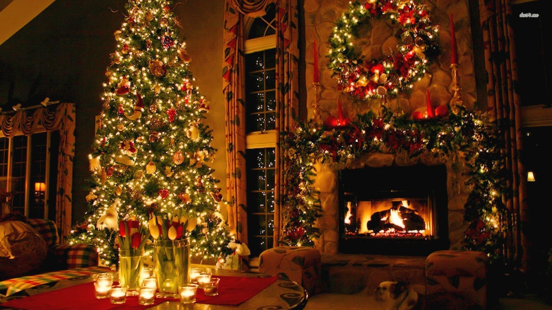 Christmas Room Wallpapers Top Free Christmas Room Backgrounds
