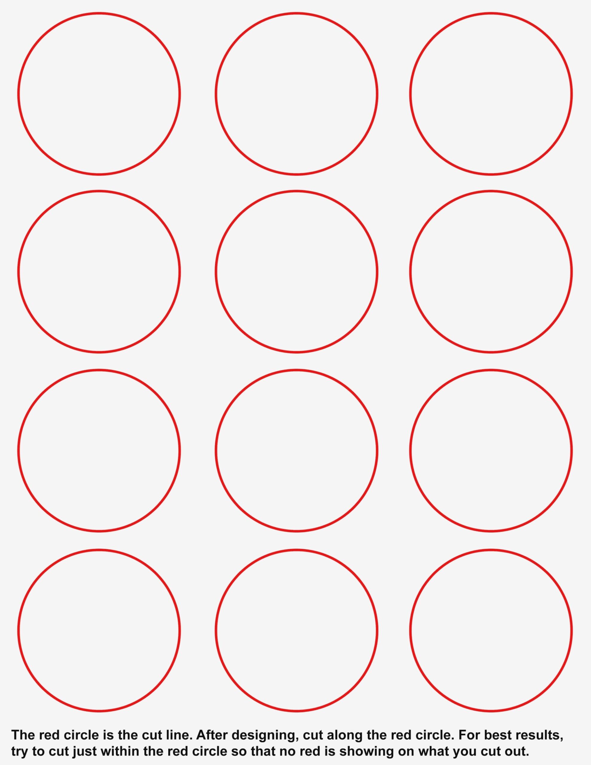 Circle Printable Labels