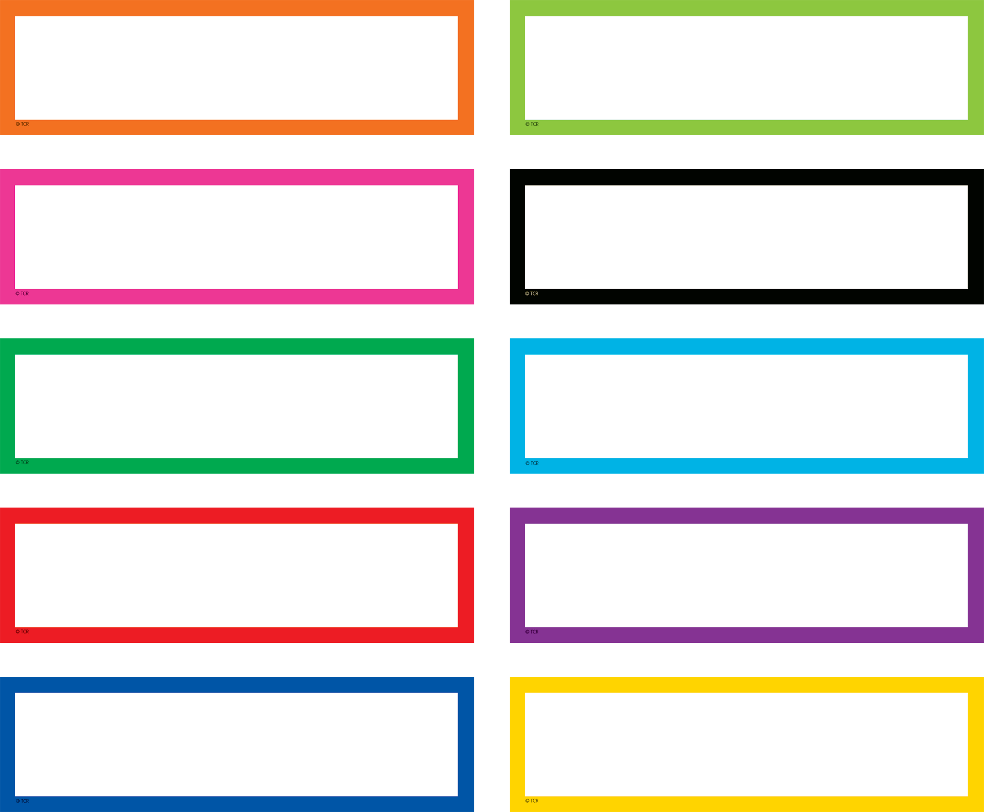 Colored Printable Labels Printable Online