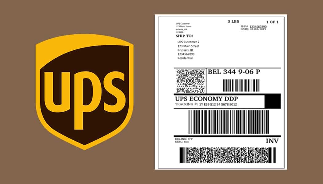 Easy UPS Printable Labels Templates More Printables For Everyone