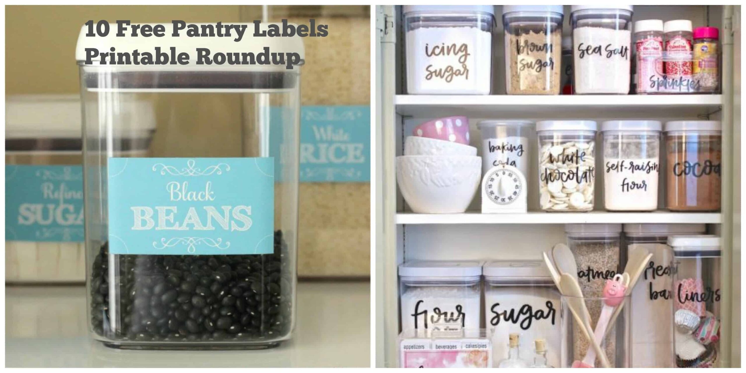 Free Editable Printable Kitchen Pantry Labels For Storage 42 OFF
