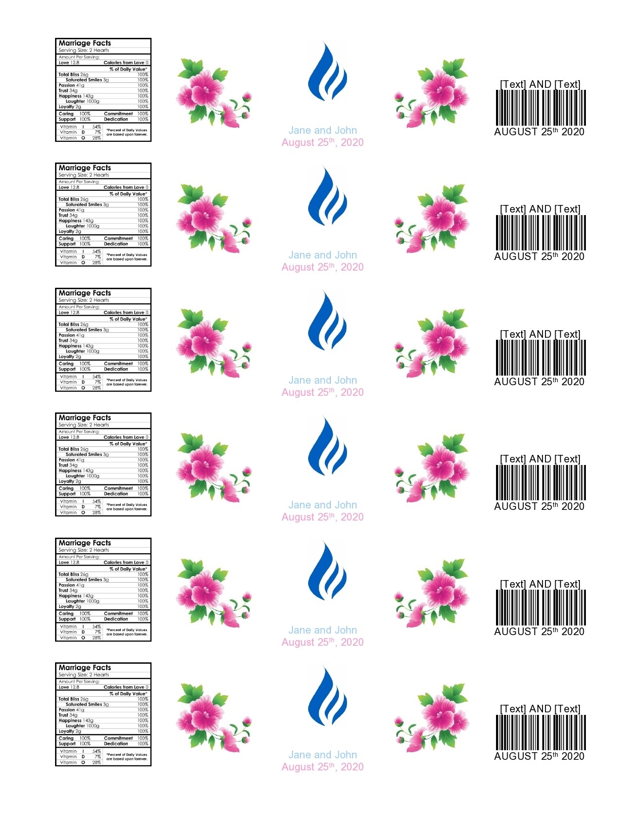 Free Printable Labels For Water Bottles Free Download Free Printable