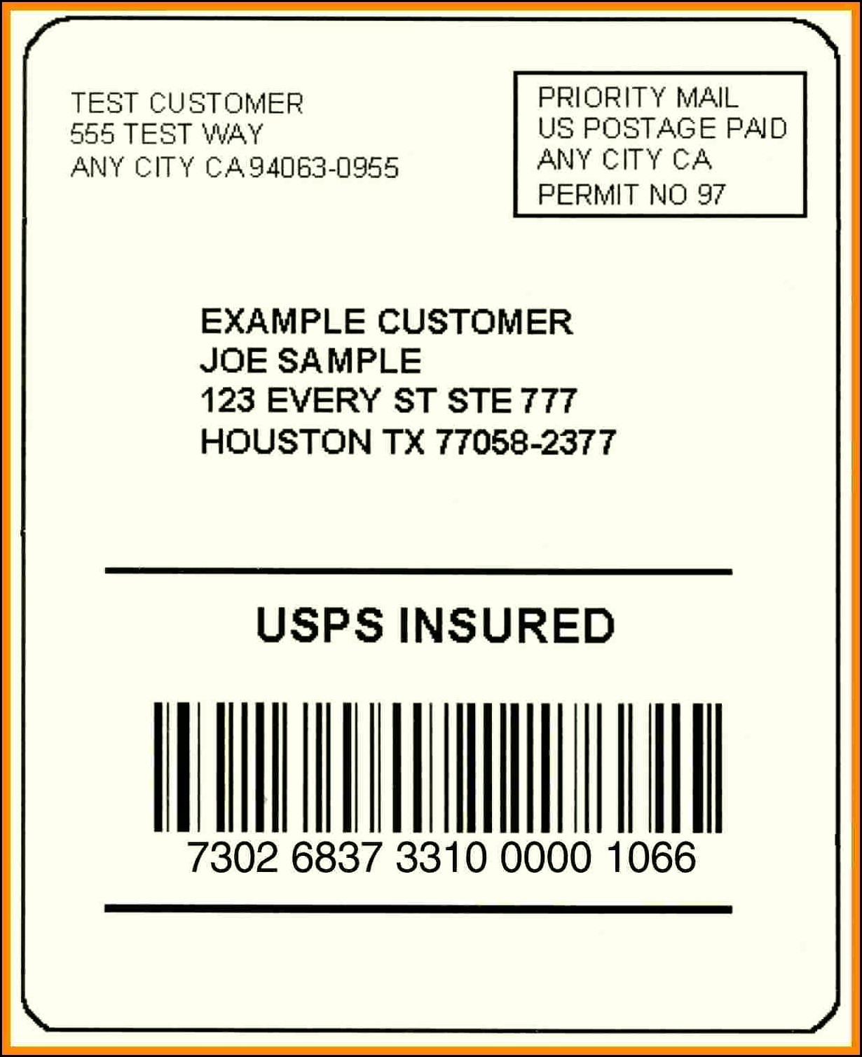 Free Printable Shipping Label Template Sfiveband