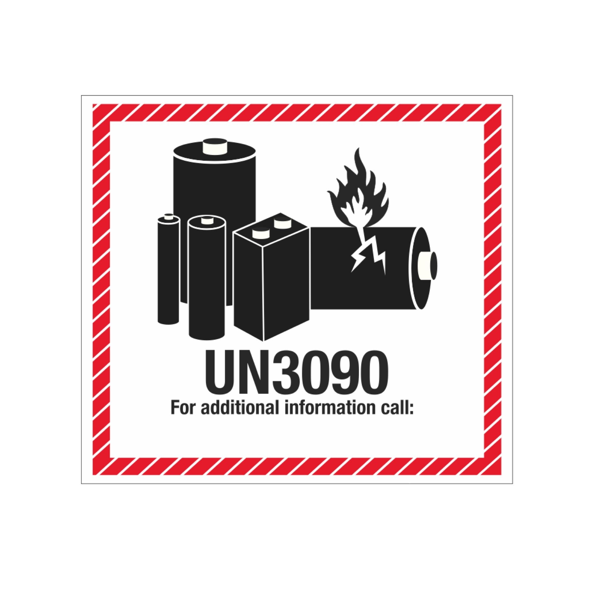 Free Printable Un3481 Label Template Label Printable