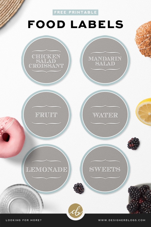 Homemade Food Labels Free Printable Designer Blogs