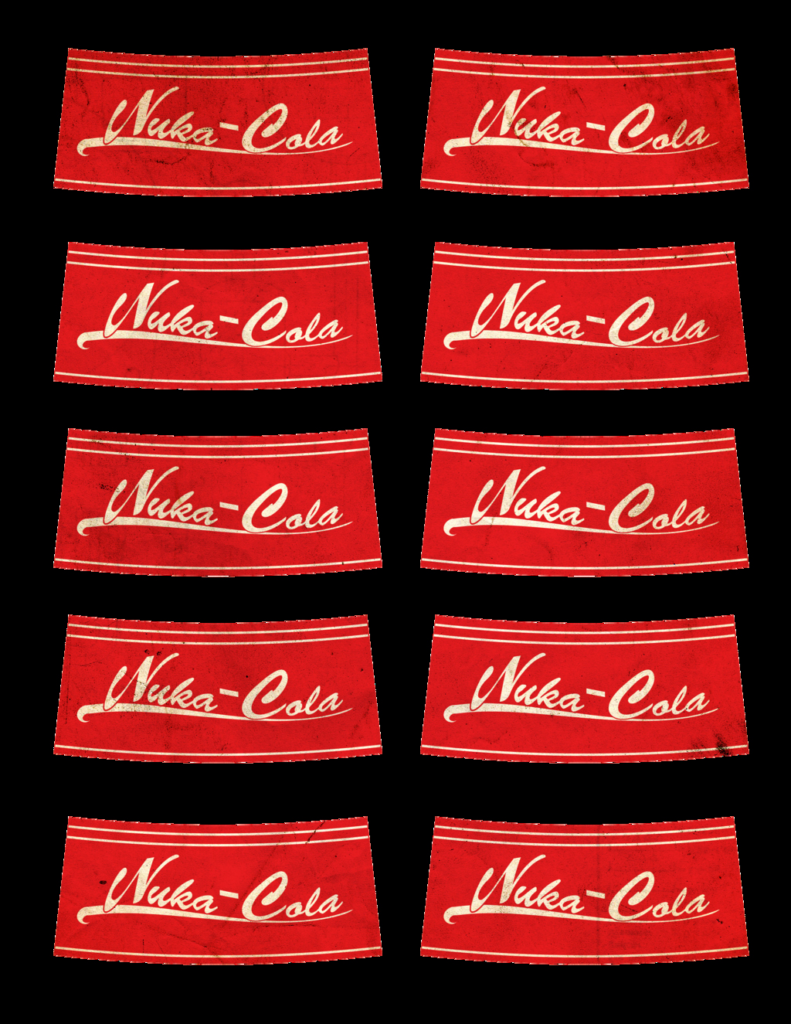 Nuka Cola Label Printable Label Printable