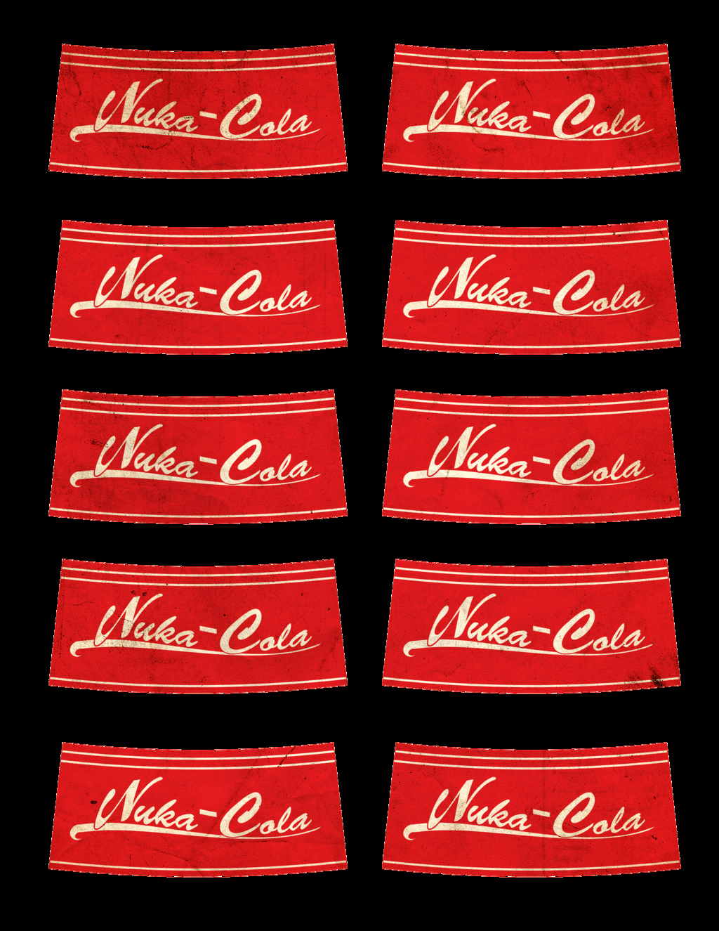 Nuka Cola Printable Label Pensandpieces Label Printable