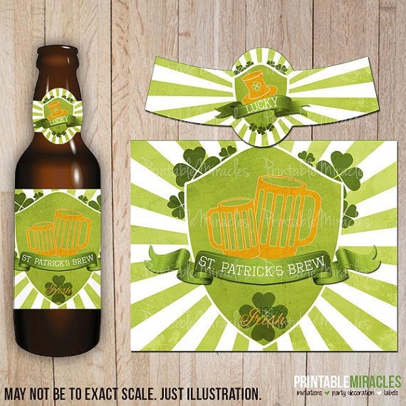 Printable Beer Bottle Labels Printable Calendars AT A GLANCE