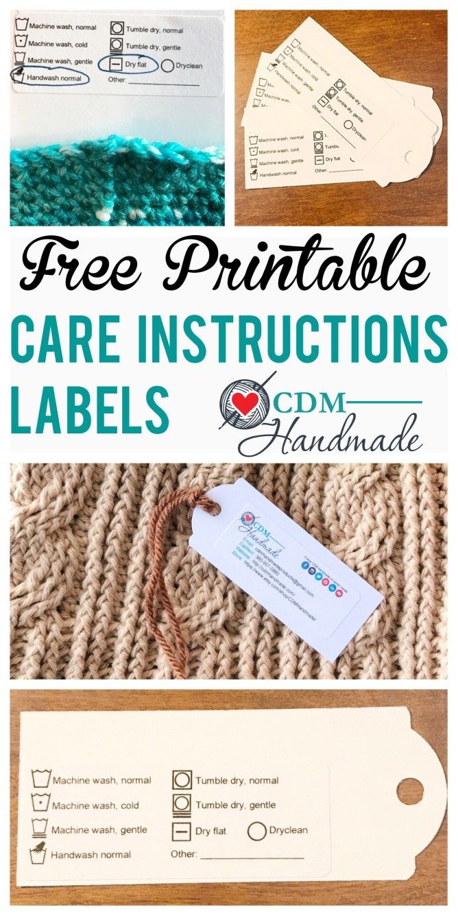 Printable Care Labels Printable New Year Banners