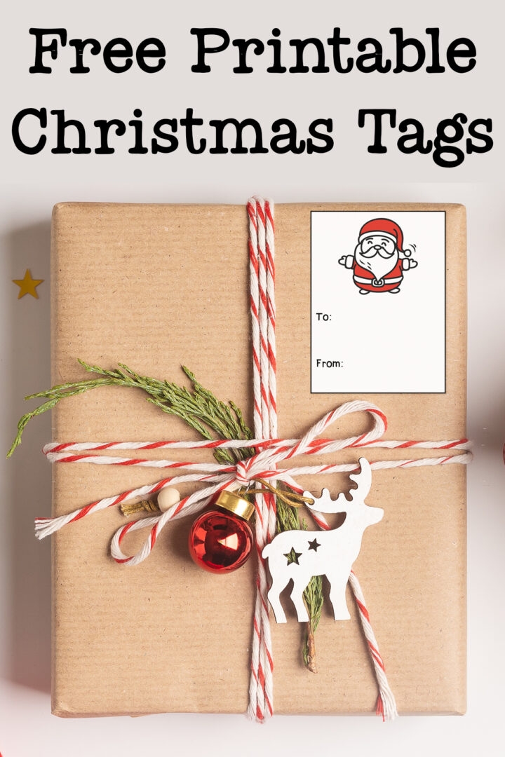 Printable Christmas Labels for Gifts Pinterest 7 Mom Envy