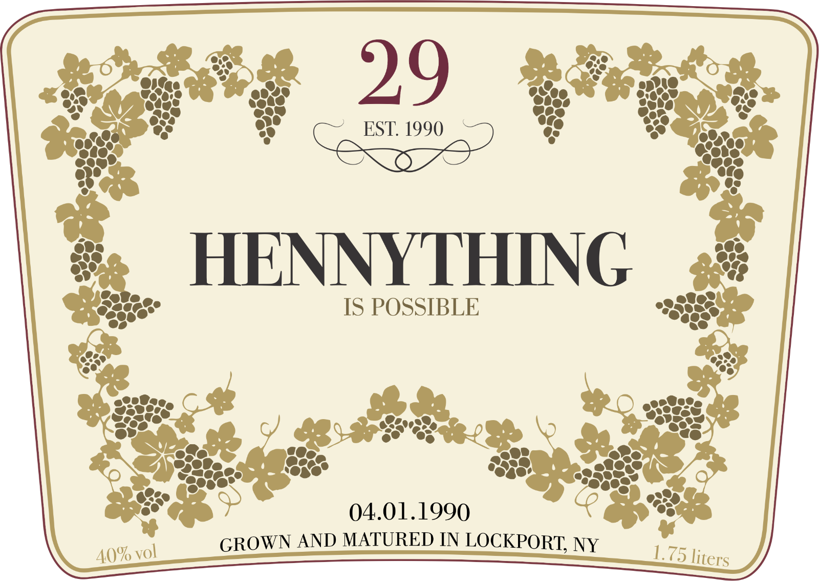 Printable Hennessy Label Png Hennessy Label Template Label Printable