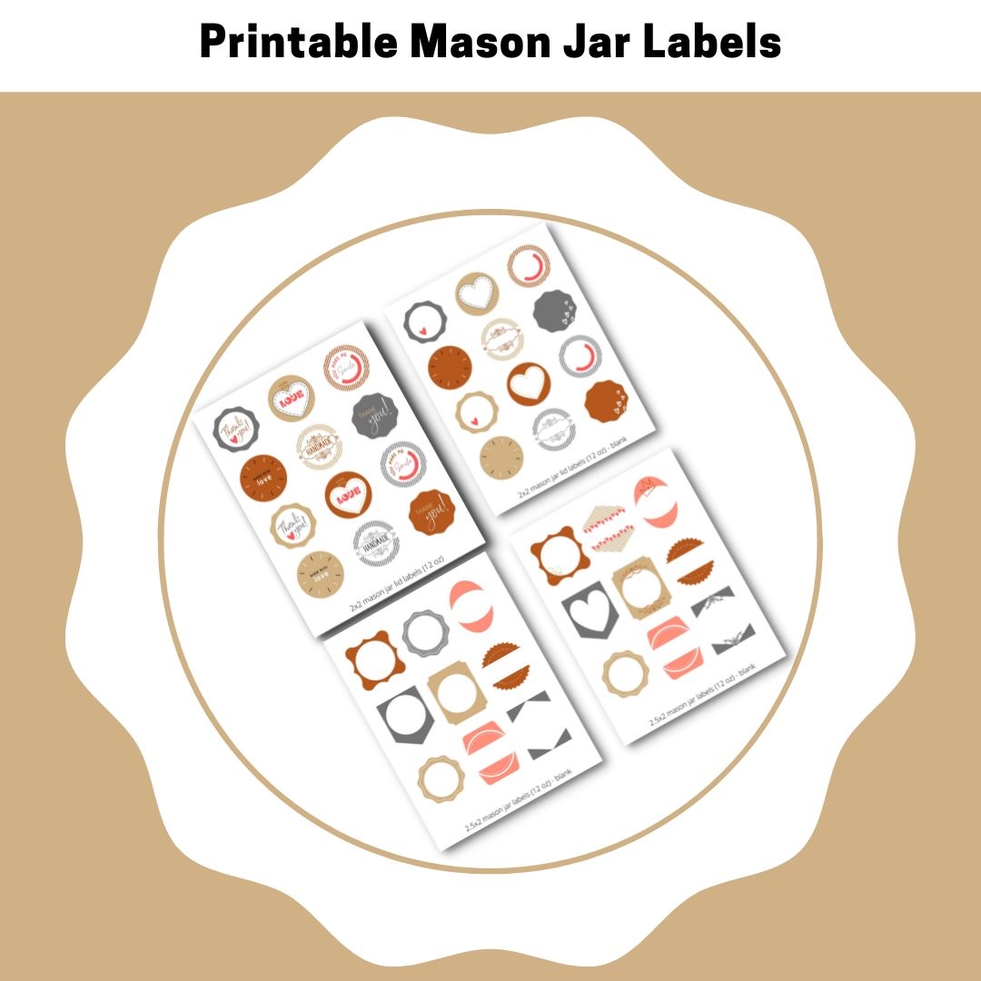 Printable Mason Jar Labels From Val 39 s Kitchen