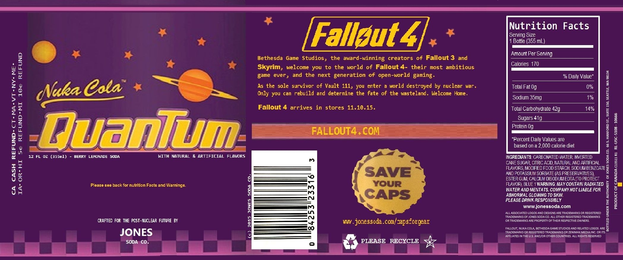 Printable Nuka Cola Labels