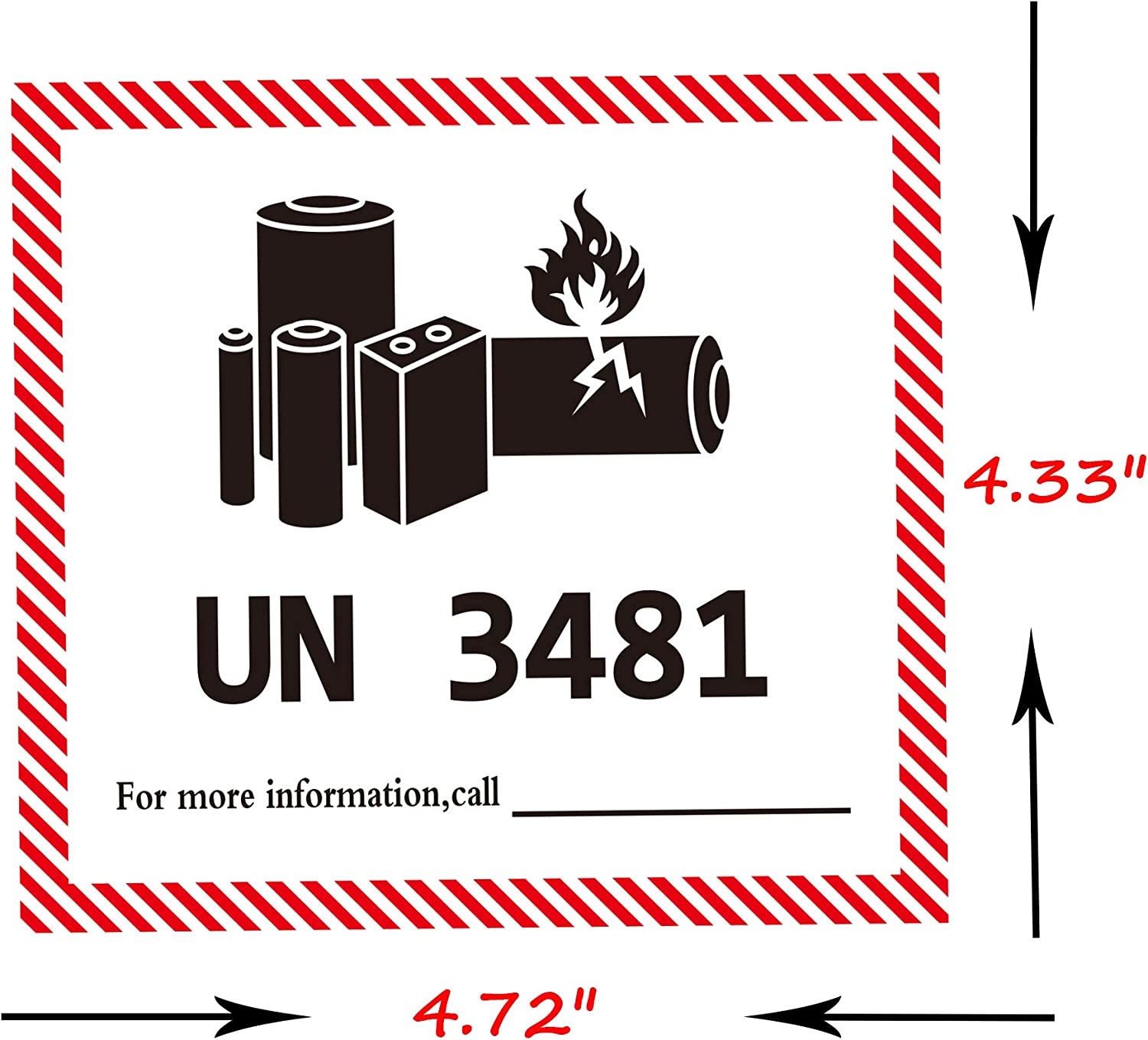 Printable Un3481 Label Pdf Printable Word Searches Printable Labels