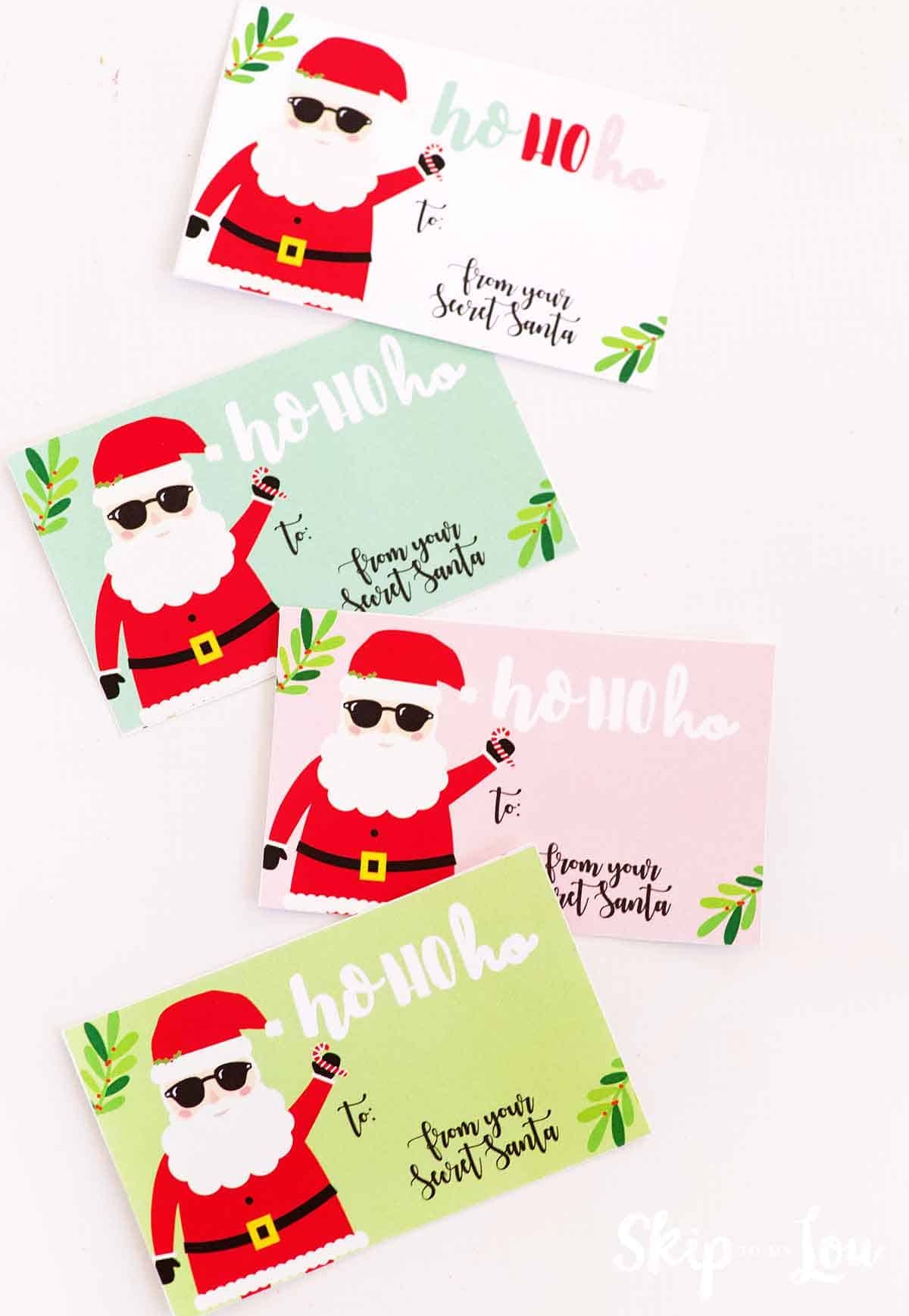 Secret Santa Labels Free Printable Plan Your Year Easily 