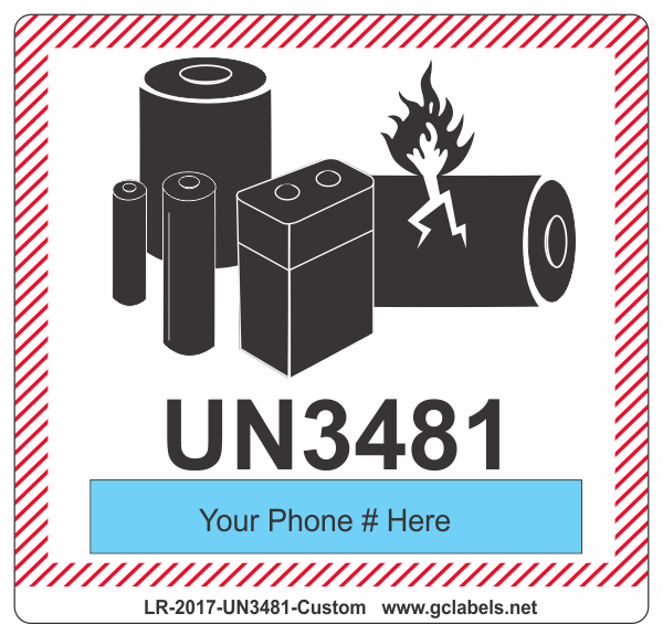 Usps Lithium Battery Label Printable Label Printable