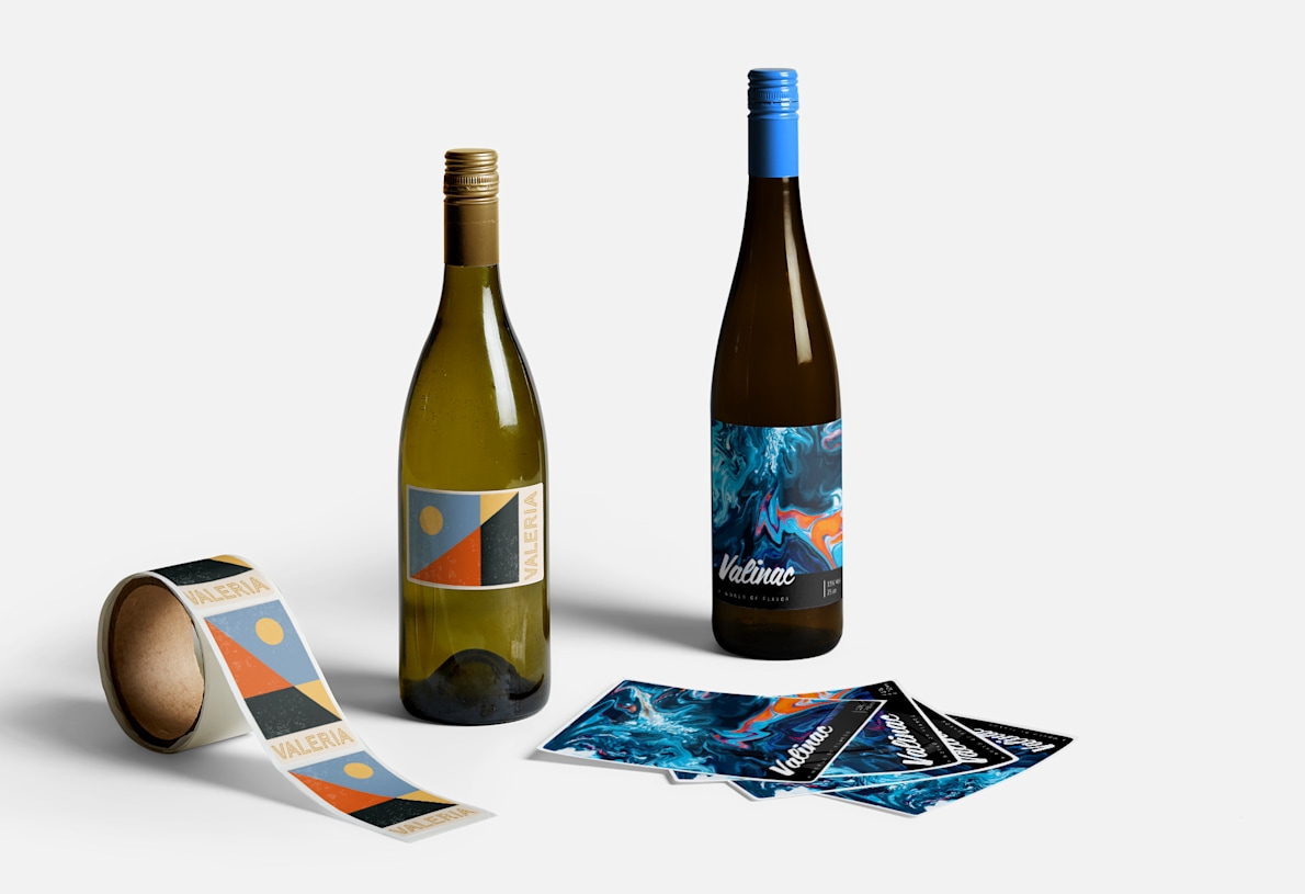 Wine Labels Printing Custom Wine Bottle Labels VistaPrint 